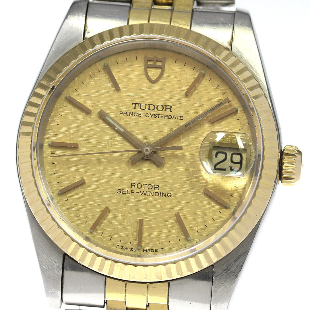 Tudor(チュードル)のチュードル TUDOR 74033 プリンス オイスターデイト cal.2824-2 YGベゼル 自動巻き メンズ 保証書付き_791889 メンズの時計(腕時計(アナログ))の商品写真