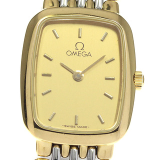 オメガ(OMEGA)のオメガ OMEGA デビル スクエア クォーツ レディース _801617(腕時計)