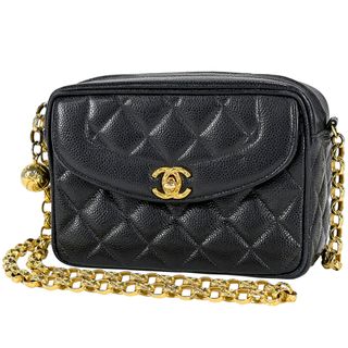 シャネル(CHANEL)のシャネル ココマーク チェーン ショルダーバッグ レディース 【中古】(ショルダーバッグ)