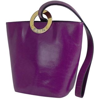 セリーヌ(celine)のセリーヌ サークル ロゴ ショルダーバッグ レディース 【中古】(ショルダーバッグ)