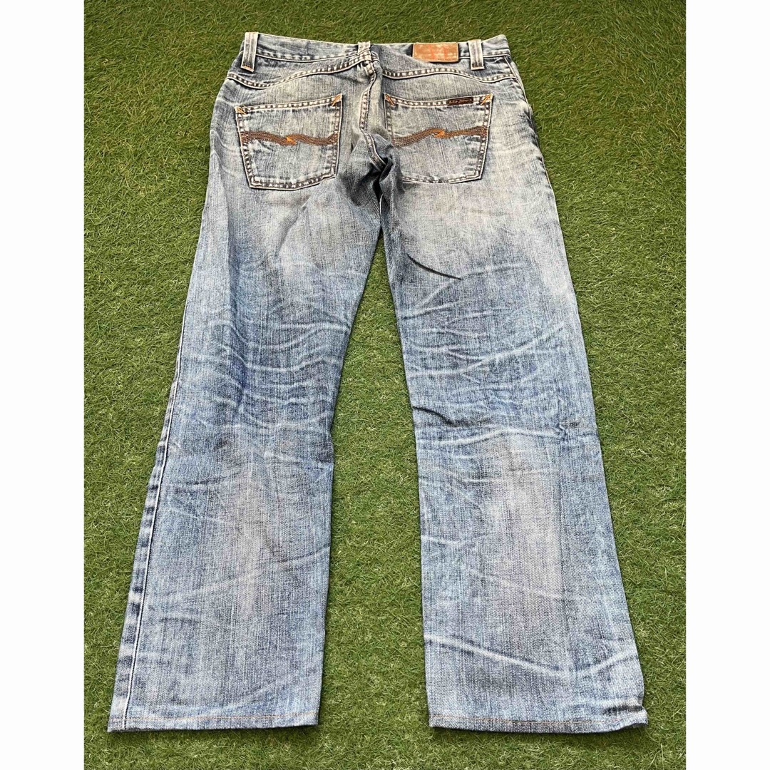 Nudie Jeans(ヌーディジーンズ)のnudie jeans ヌーディージーンズ NJ3254 革パッチ w32L32 メンズのパンツ(デニム/ジーンズ)の商品写真