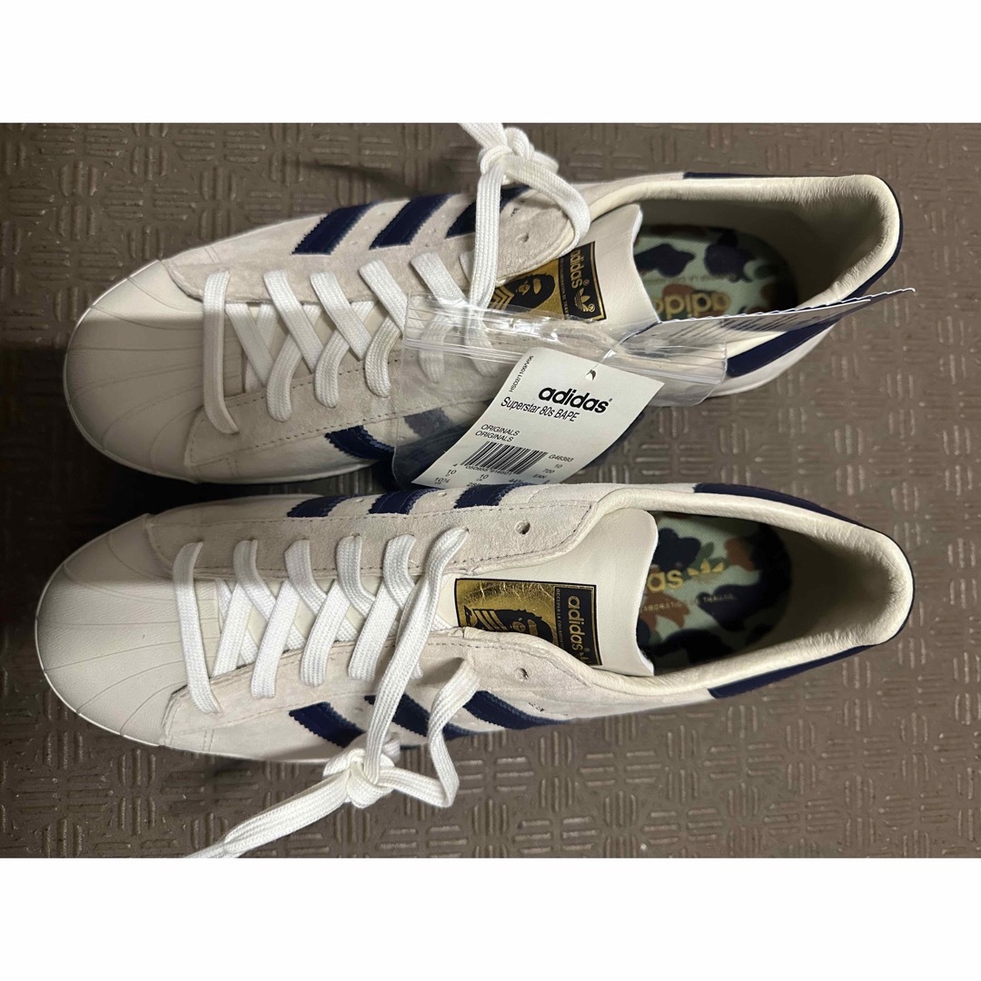 adidas(アディダス)の2011 adidas スーパースター 80s BAPE US10.5 新品 メンズの靴/シューズ(スニーカー)の商品写真