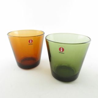 イッタラ(iittala)の美品 iittala イッタラ カルティオ タンブラー 2点 ペア グラス 北欧 フィンランド SY8452E (タンブラー)