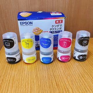 エプソン(EPSON)の【純正】エプソン インクボトル ケンダマ・タケトンボ ５色(PC周辺機器)