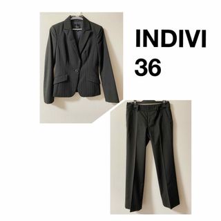 INDIVI - ⑥INDIVI インディヴィ　パンツスーツ　36 Ｓサイズ　日本製