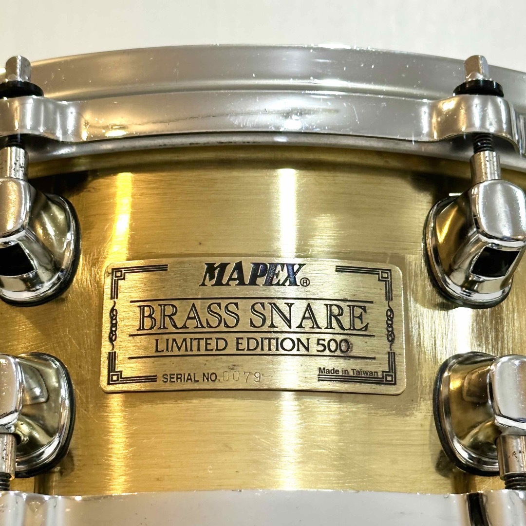 MAPEX スネアドラム Brass Limited 14×5.5 ブラススネア 楽器のドラム(スネア)の商品写真