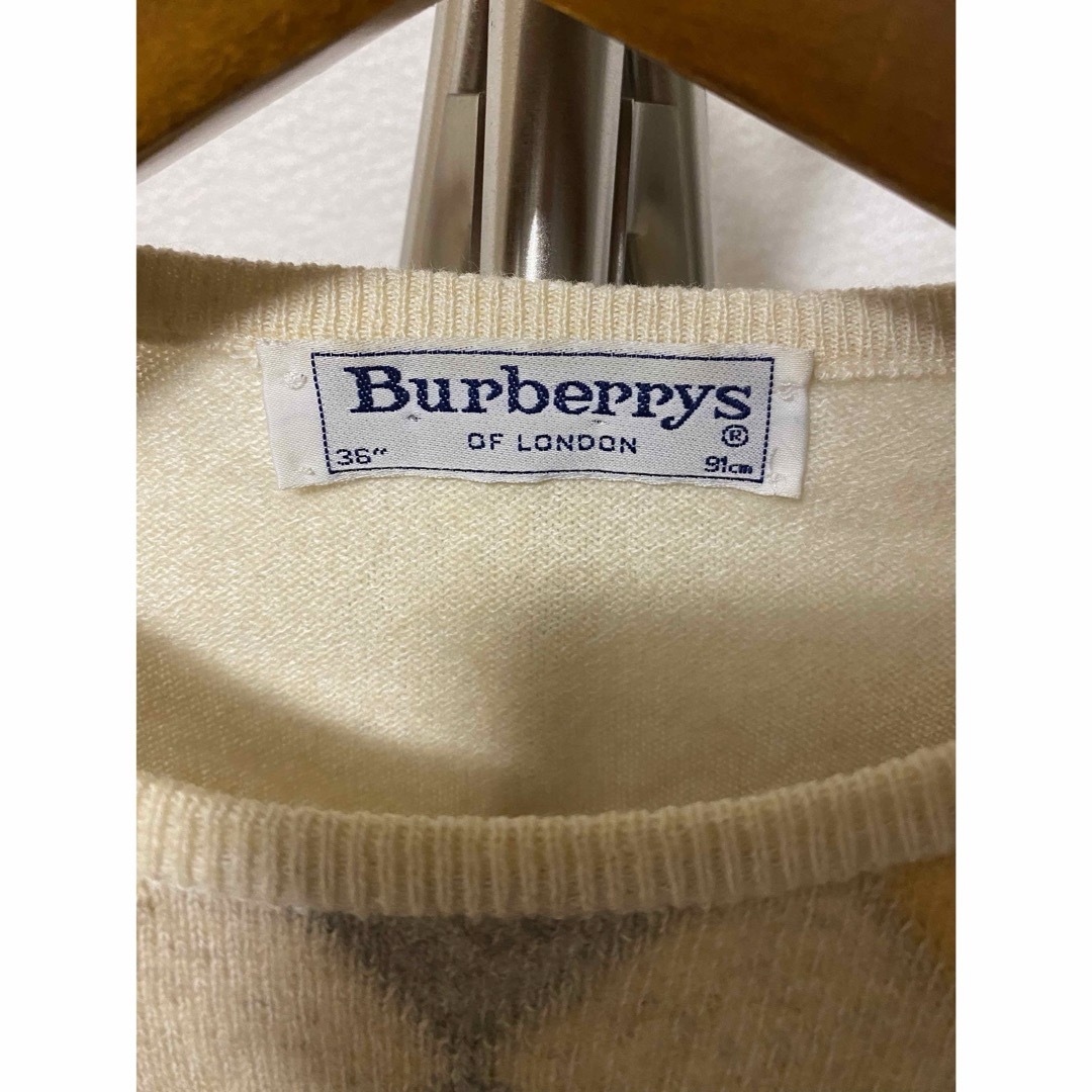 BURBERRY(バーバリー)のバーバリーズ アーガイル柄ニット burberry バーバリー メンズのトップス(ニット/セーター)の商品写真