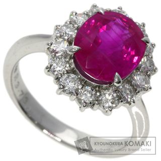 SELECT JEWELRY ルビー ダイヤモンド リング・指輪 PT900 レディース(リング(指輪))