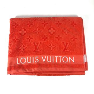 ルイヴィトン(LOUIS VUITTON)のルイヴィトン LOUIS VUITTON ビーチタオル・LV バケーション M78457 インテリア タオル コットン ポピー オレンジ 未使用(タオル/バス用品)