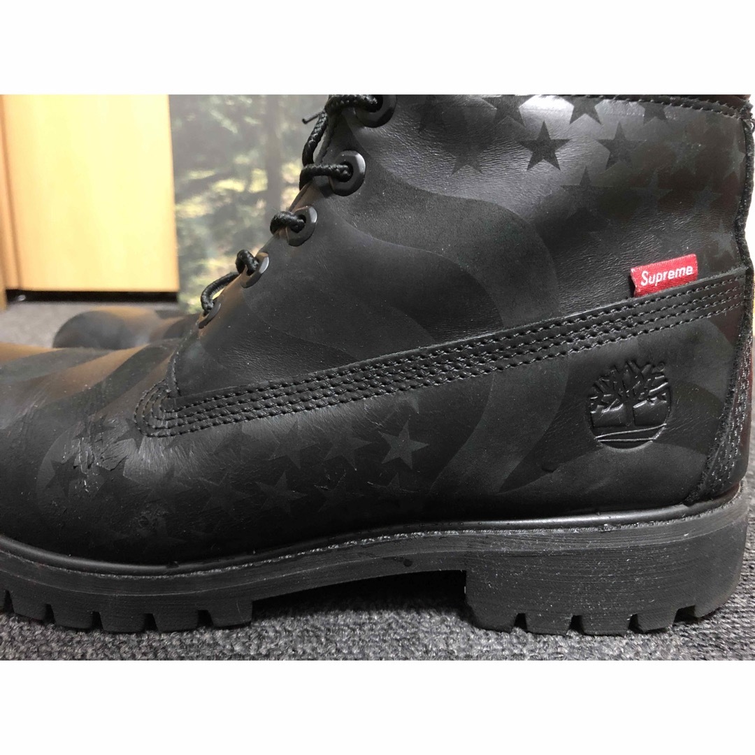 Supreme(シュプリーム)の【美中古】Supreme×Timberland スタープレミアムイエローブーツ メンズの靴/シューズ(ブーツ)の商品写真