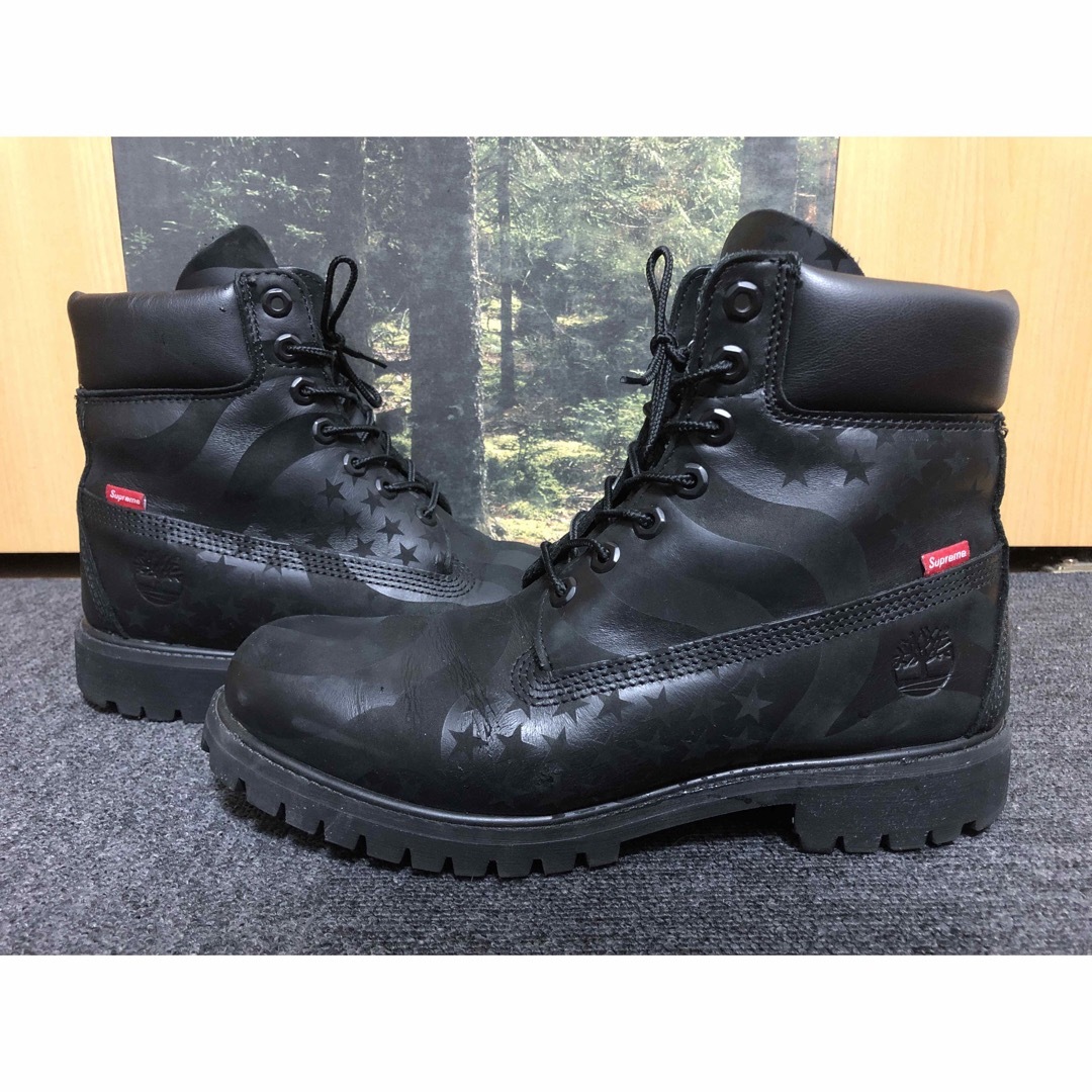 Supreme(シュプリーム)の【美中古】Supreme×Timberland スタープレミアムイエローブーツ メンズの靴/シューズ(ブーツ)の商品写真