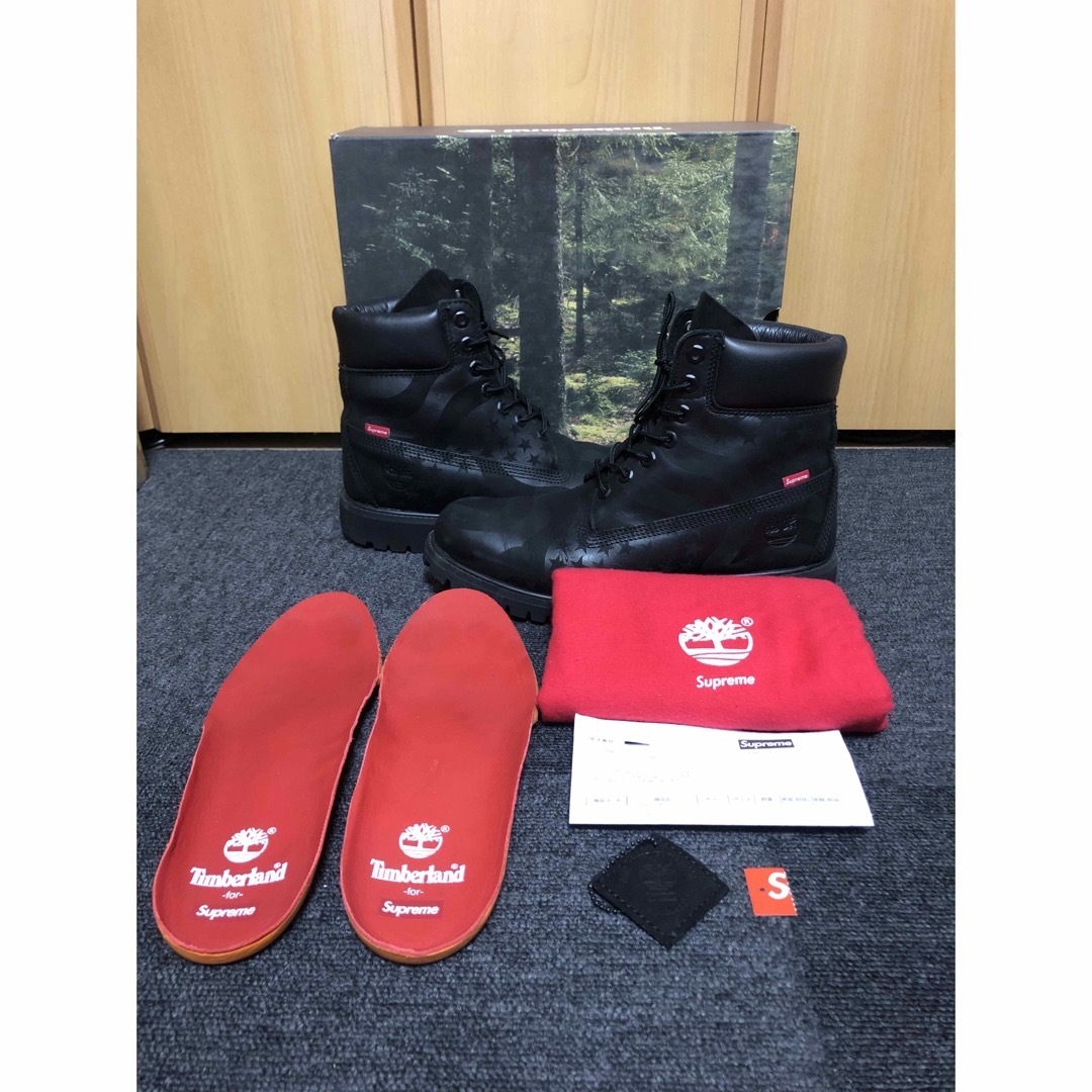 Supreme(シュプリーム)の【美中古】Supreme×Timberland スタープレミアムイエローブーツ メンズの靴/シューズ(ブーツ)の商品写真