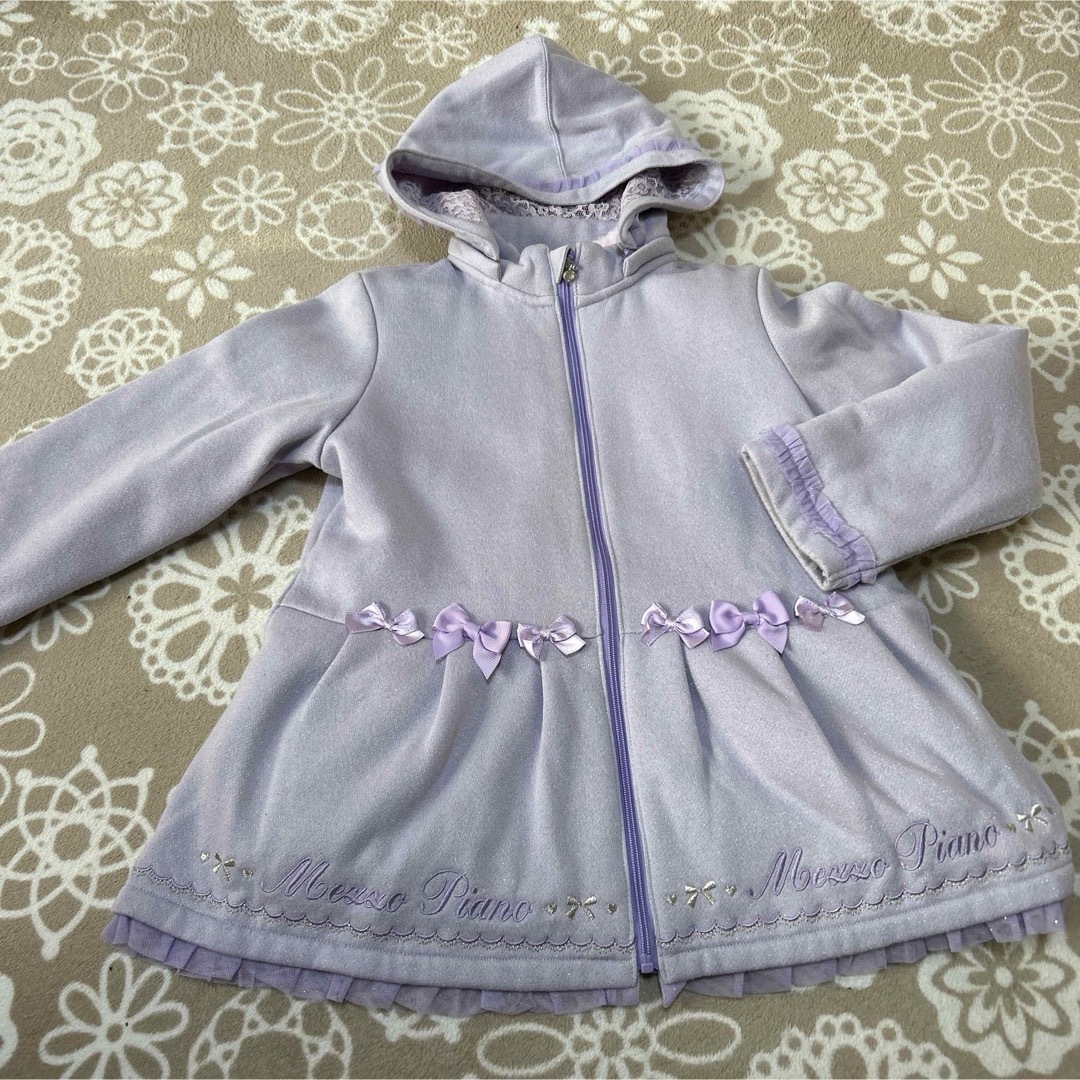 mezzo piano(メゾピアノ)のmezzopiano 3wayコート キッズ/ベビー/マタニティのキッズ服女の子用(90cm~)(コート)の商品写真