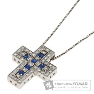 ダミアーニ(Damiani)のDamiani ベルエポック ダイヤモンド サファイア ネックレス K18WG レディース(ネックレス)