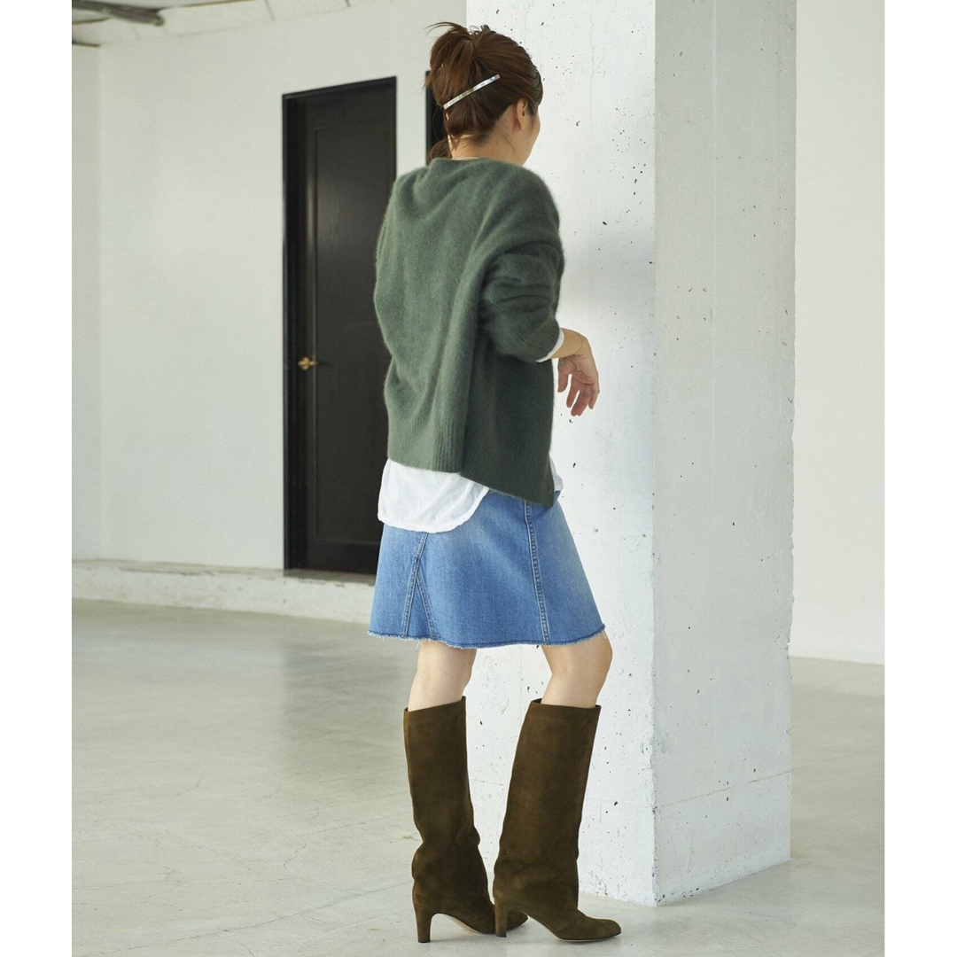 Plage ヘルシーデニロングスカート　ベージュ plage（プラージュ）の「【Healthy denim/ヘルシーデニム】SP