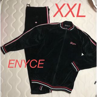 エニーチェ(ENYCE)の〈希少〉ENYCE       　　ベロア・セットアップ　　黒　XXL(ジャージ)