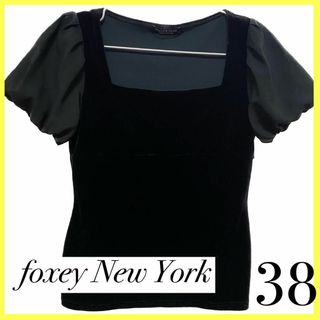 フォクシーニューヨーク(FOXEY NEW YORK)のVELOUR NOIR by foxey new york 38 パフスリーブ(チュニック)