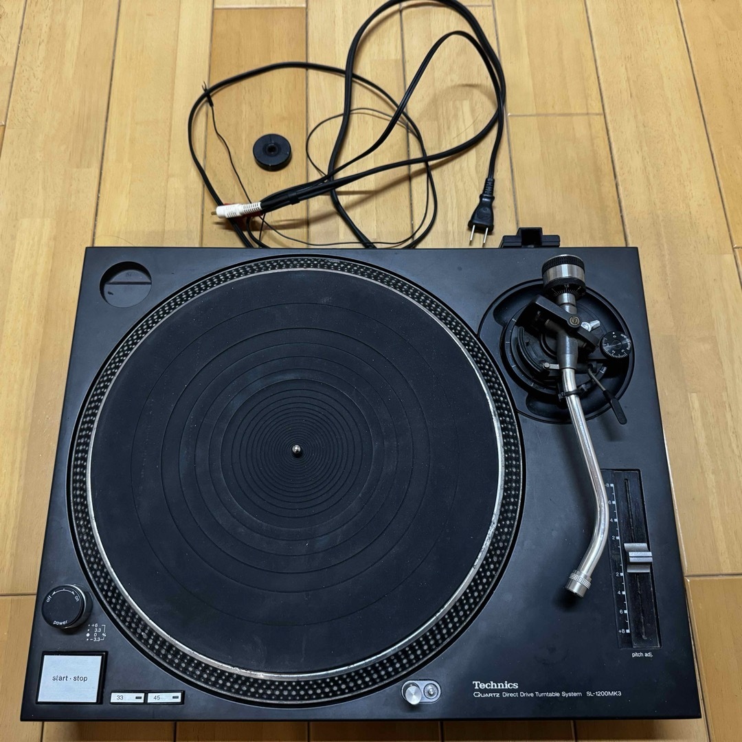 Technics(テクニクス)のテクニクス　SL1200mk3 やや難あり 楽器のDJ機器(ターンテーブル)の商品写真