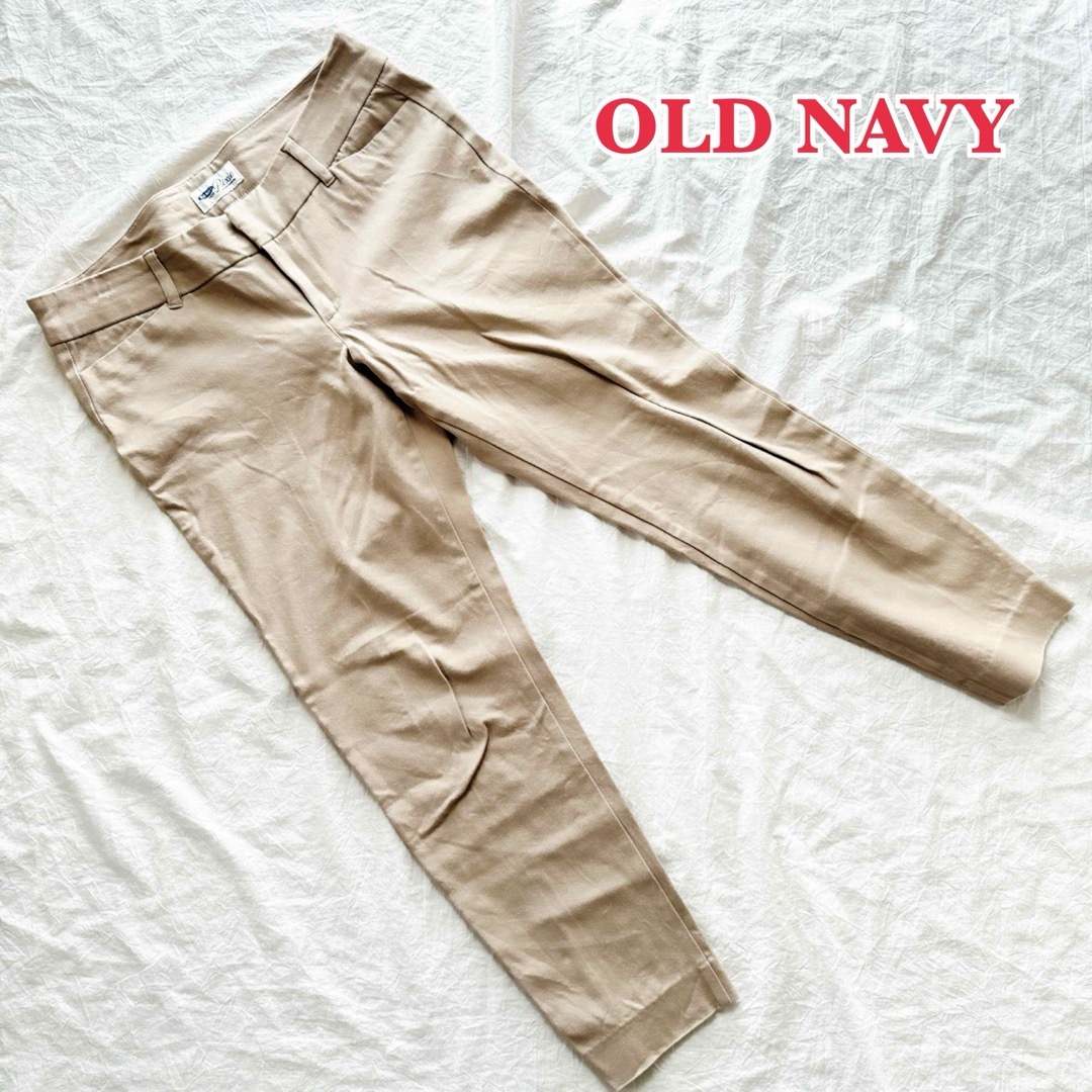 Old Navy(オールドネイビー)のオールドネイビー クロップドパンツ サイズL ベージュ レディースのパンツ(クロップドパンツ)の商品写真