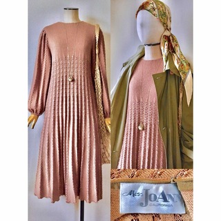 フミカウチダ(FUMIKA_UCHIDA)の70s Vintage Crochet Knit Long Dress クロシェ(ロングワンピース/マキシワンピース)