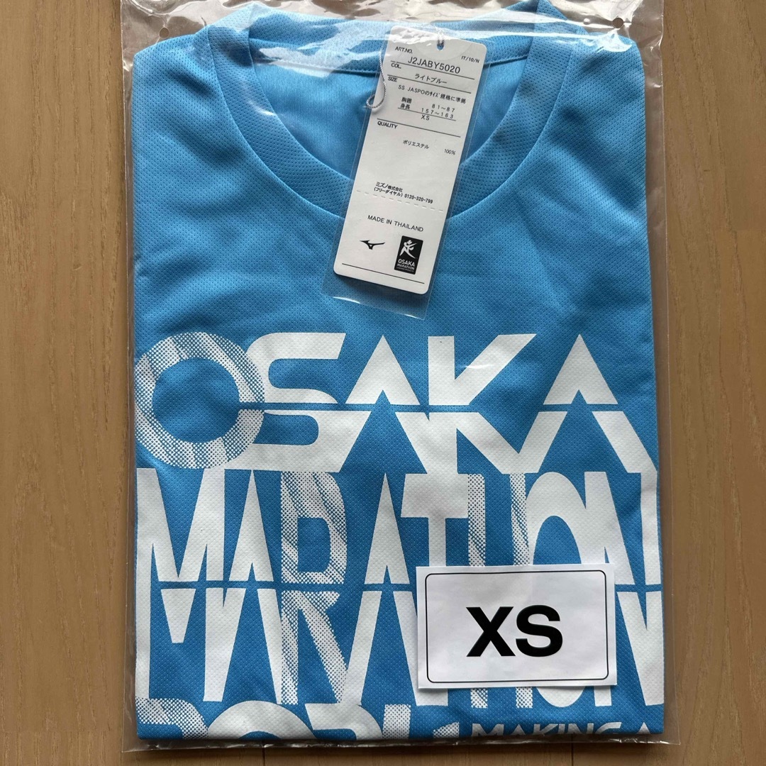 2024年(令和6年2月25日(日)開催)大阪マラソンTシャツXS/パンフレット レディースのトップス(Tシャツ(半袖/袖なし))の商品写真