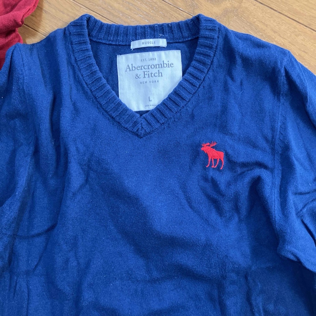 Abercrombie&Fitch(アバクロンビーアンドフィッチ)のアバクロ　アメリカンイーグルなどロンT ニットまとめ売り メンズのトップス(Tシャツ/カットソー(七分/長袖))の商品写真