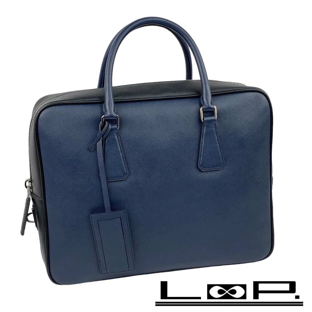 PRADA - □美品□ プラダ ビジネス バッグ ブリーフ ケース PRADA - □美品□ プラダ ビジネス バッグ ブリーフ ケース
