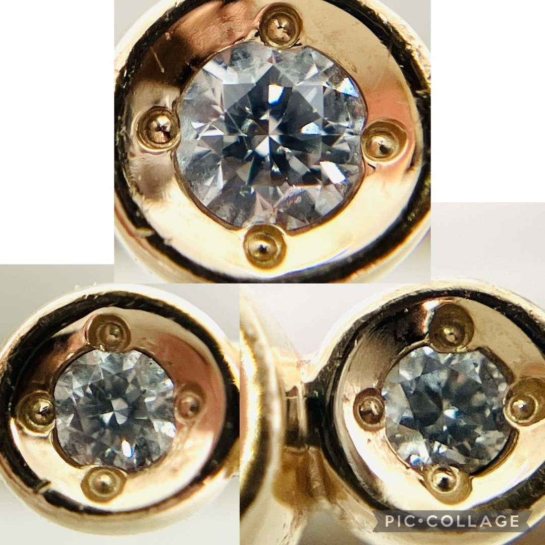 K10 ダイヤモンド リング D: 0.05ct レディースのアクセサリー(リング(指輪))の商品写真