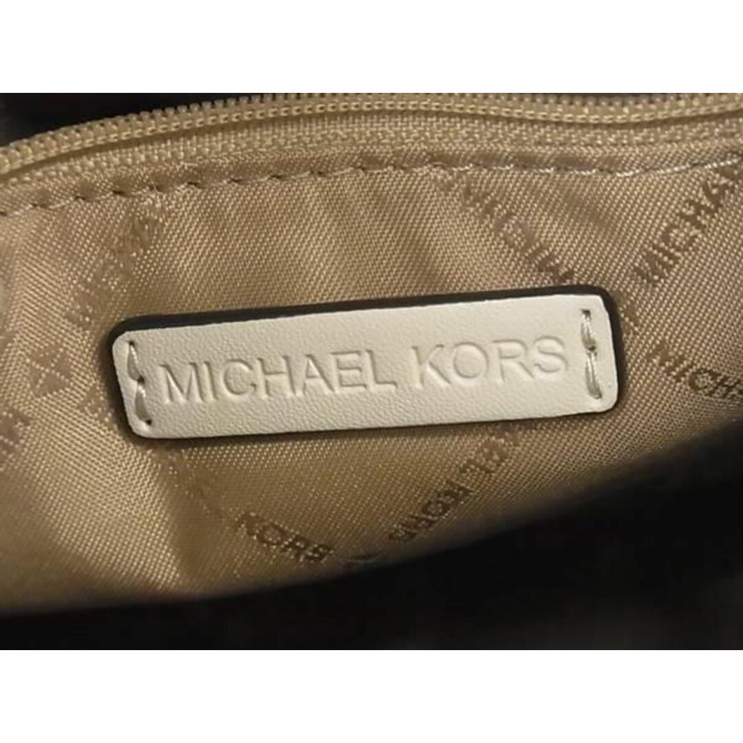 Michael Kors(マイケルコース)の■新品同様■ MICHAEL KORS マイケルコース レザー 2WAY ハンドバッグ ショルダー レディース アイボリー系 AX2856  レディースのファッション小物(その他)の商品写真