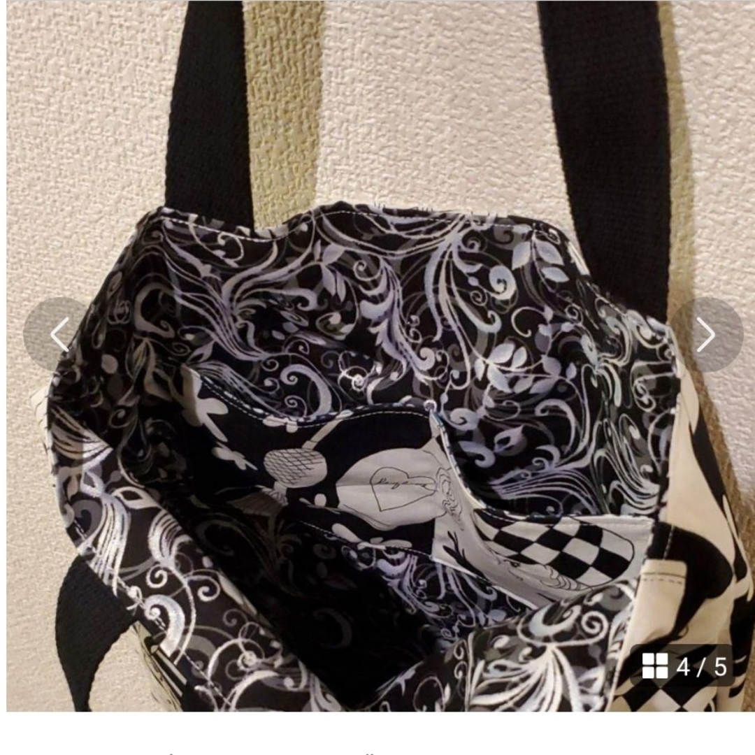 トートバック　カワグチミヤコ ハンドメイドのファッション小物(バッグ)の商品写真