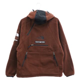 シュプリーム(Supreme)のSUPREME シュプリーム 22AW×THE NORTH FACE Steep Tech Fleece スティープテックフリース フーディー 長袖パーカー ブラウン NA522081(フライトジャケット)