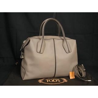 トッズ(TOD'S)の■極美品■ TODS トッズ Dスタイリング レザー 2WAY ショルダーバッグ ハンドバッグ 肩掛けかばん レディース グレージュ系 AU3022 (ハンドバッグ)