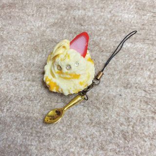 バニラマンゴーアイスクリーム ストラップ 食品サンプル(その他)