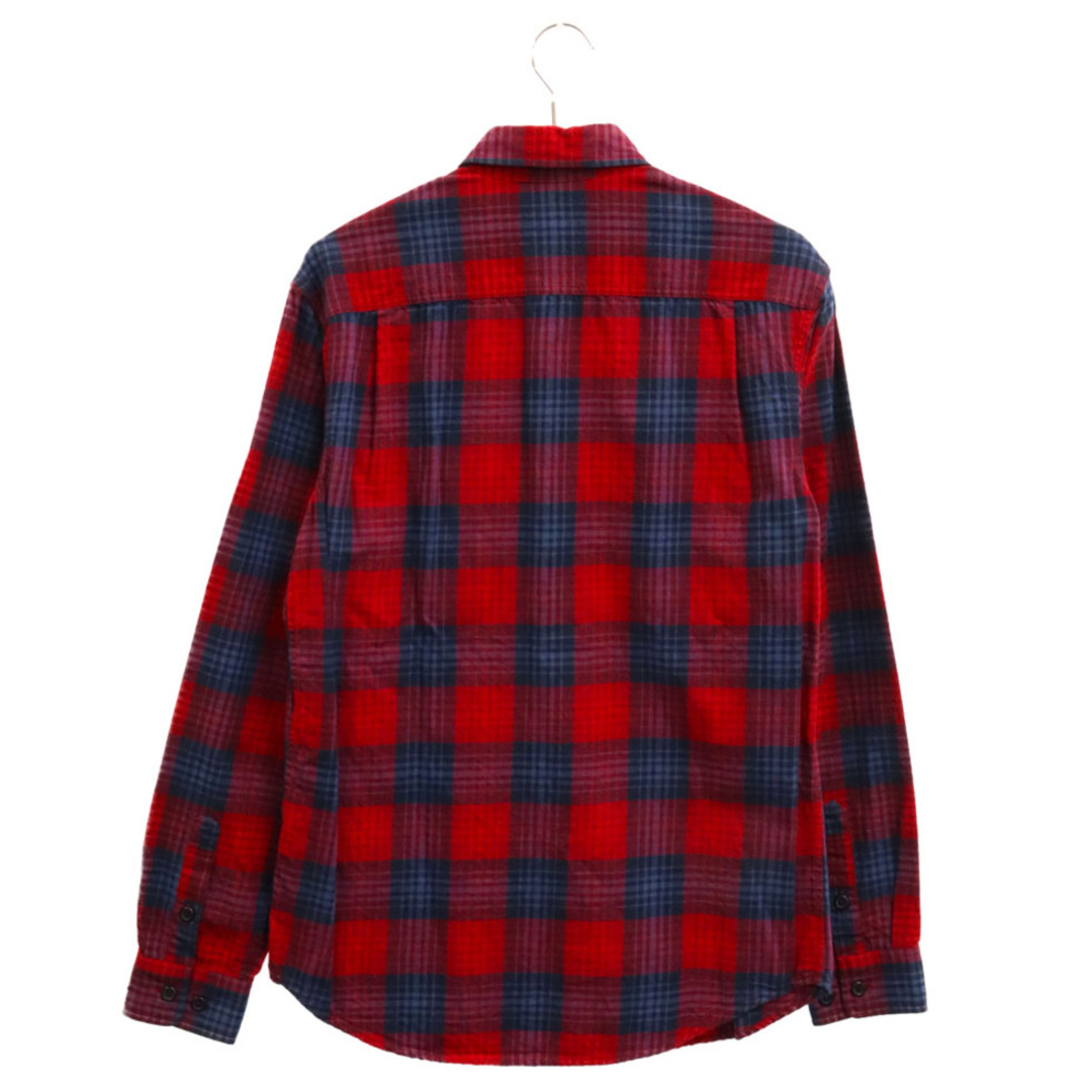 定期入れの
 SUPREME シュプリーム SUPREME 11AW シャツ Ombre Ombre 11AW Plaid シュプリーム Shirt オンブレプレイドフランネル長袖シャツ L レッド トップス 1