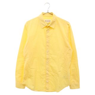 マルタンマルジェラ(Maison Martin Margiela)のMaison Margiela メゾンマルジェラ ブロード レギュラーカラーシャツ イエロー S30DL0356 長袖ボタンシャツ(シャツ)