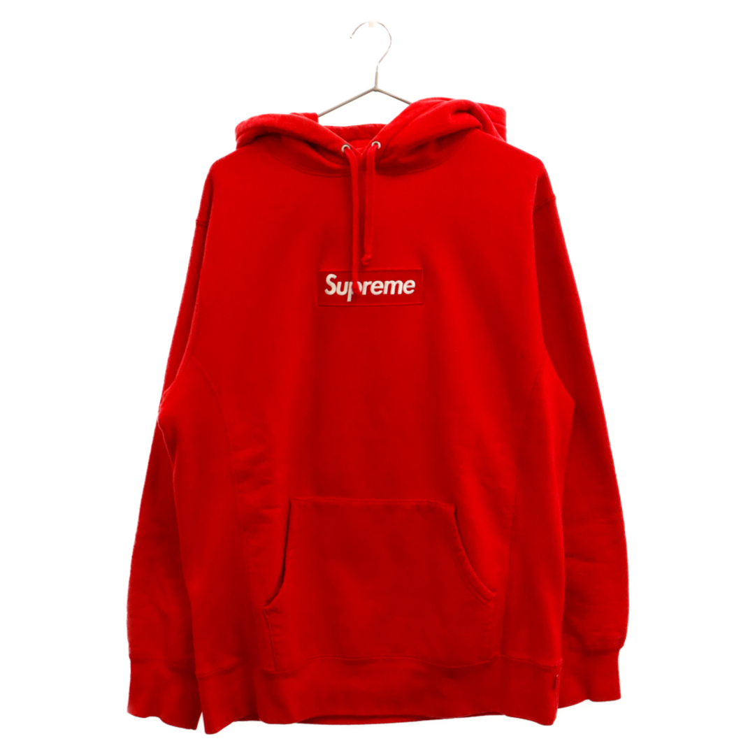 Supreme(シュプリーム)のSUPREME シュプリーム 16AW Box Logo Hooded Sweatshirt ボックスロゴフーデッドスウェットシャツ プルオーバーパーカー レッド メンズのトップス(パーカー)の商品写真