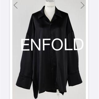 エンフォルド(ENFOLD)のエンフォルド【HOLIDAY COLLECTION】サテン パジャマシャツ(シャツ/ブラウス(長袖/七分))