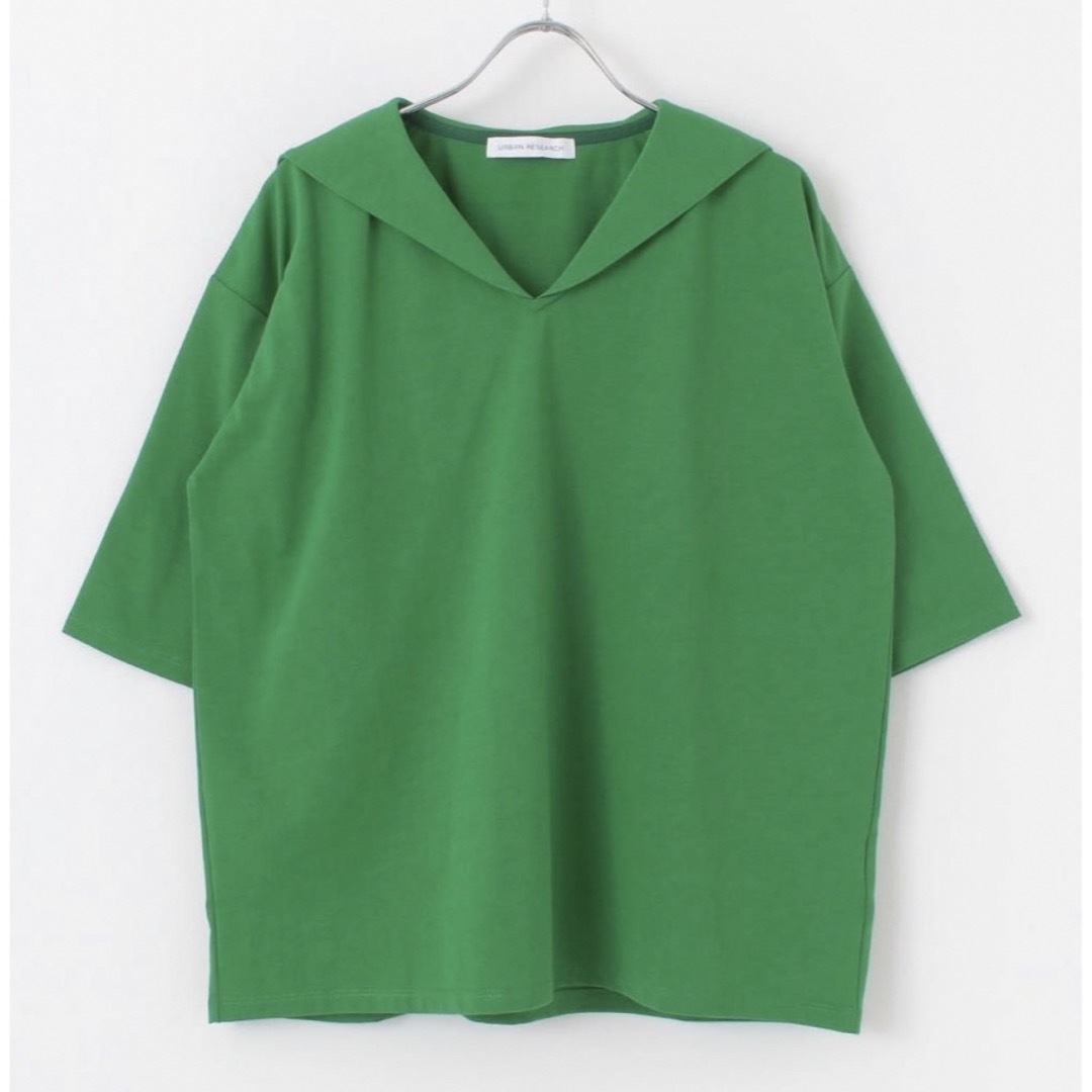 グリーン半袖シャツ レディースのトップス(シャツ/ブラウス(半袖/袖なし))の商品写真