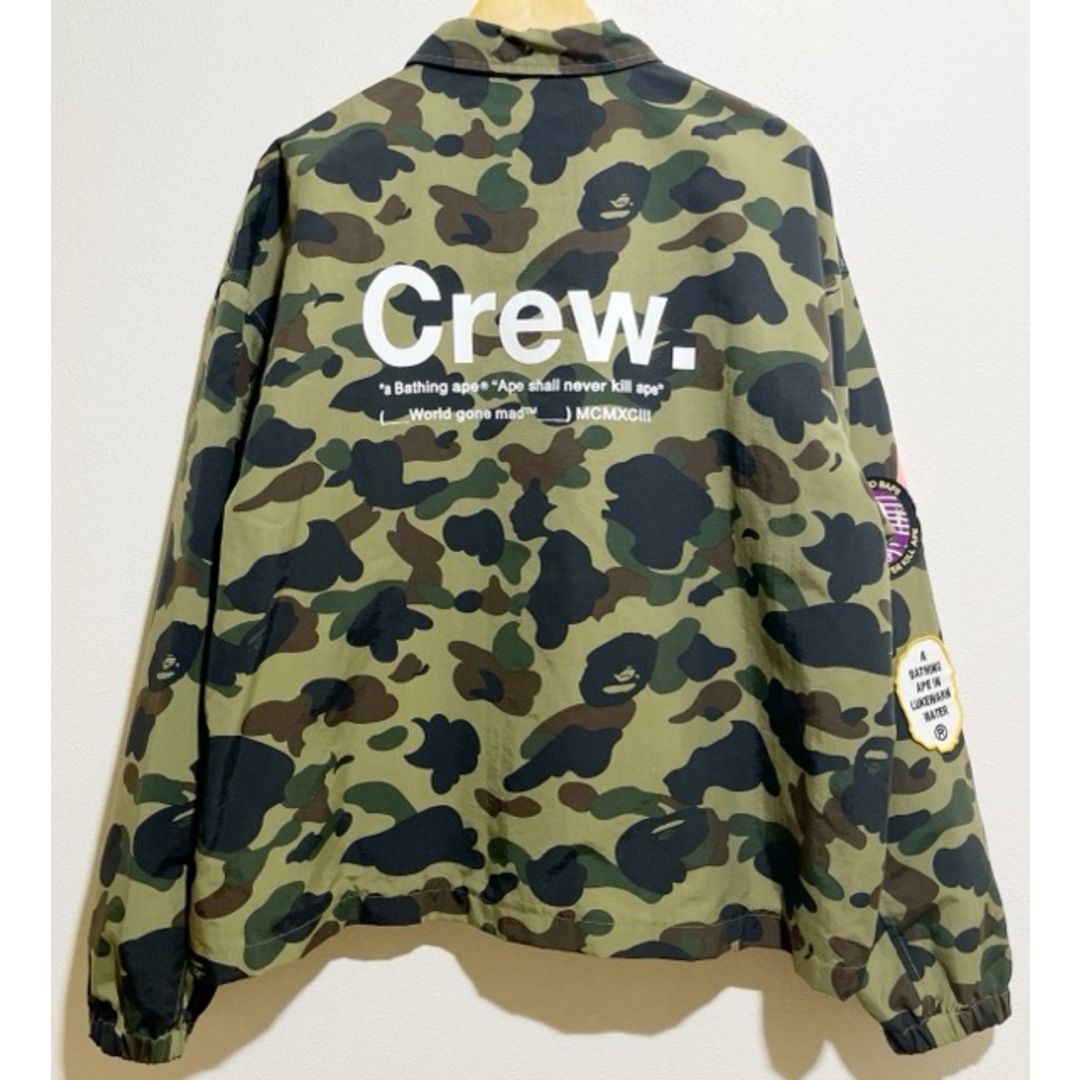 A BATHING APE(アベイシングエイプ)のA BATHING APE(アベイシングエイプ) 001LJE301019X 1ST CAMO RELAXED COACH JACKET カモフラ コーチジャケット【A31299-007】 メンズのジャケット/アウター(ナイロンジャケット)の商品写真