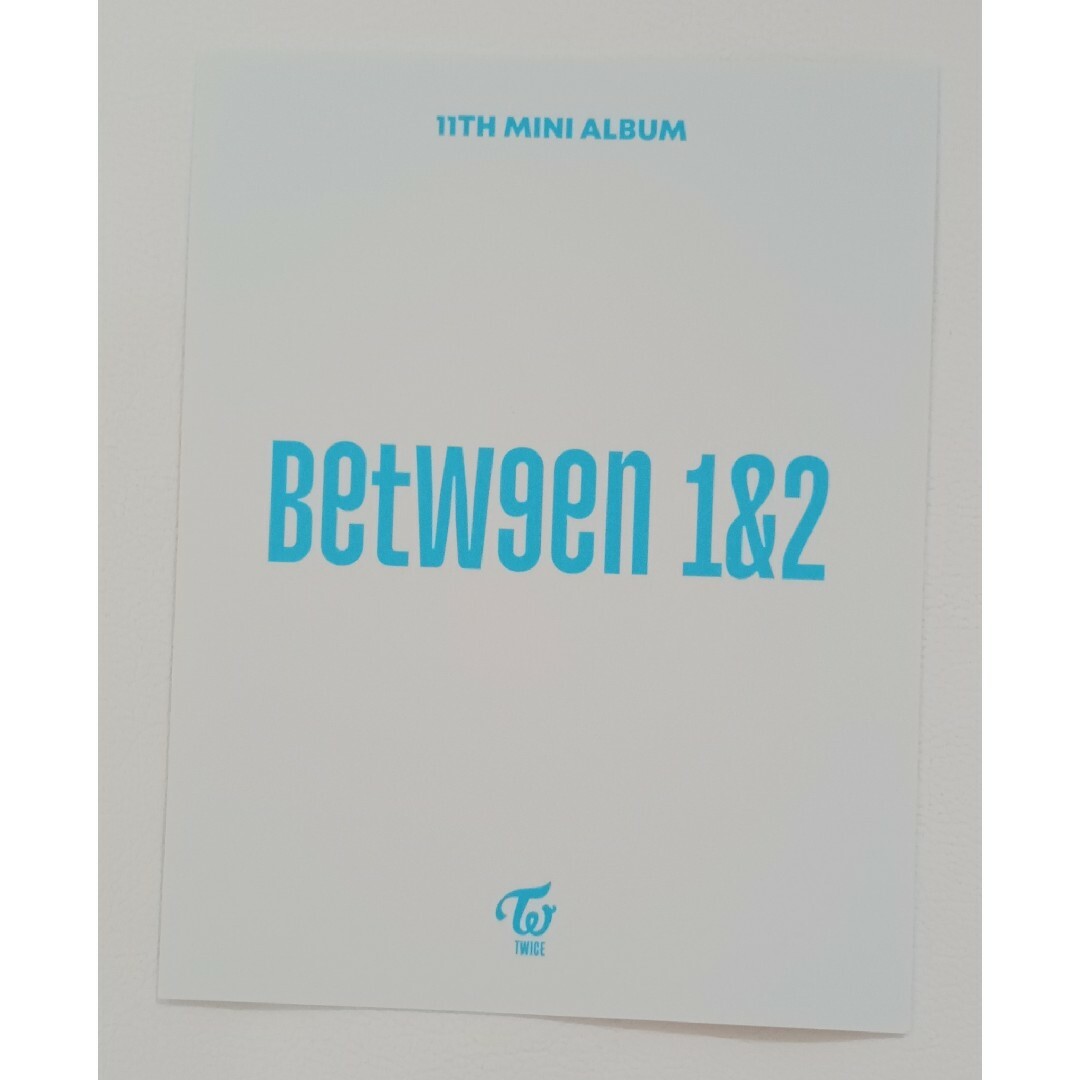 TWICE BETWEEN1&2 ツウィポラロイドカード エンタメ/ホビーのCD(K-POP/アジア)の商品写真