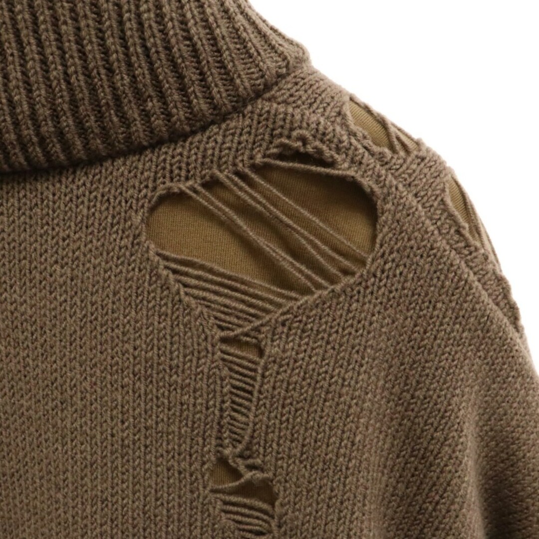 MIHARAYASUHIRO(ミハラヤスヒロ)のMIHARA YASUHIRO ミハラヤスヒロ 23AW Padded Zip Knit パテッド ジップニット ジャケット ブラック A11CD501 メンズのジャケット/アウター(フライトジャケット)の商品写真