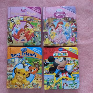 ディズニー(Disney)のディズニー　英語　絵本　４冊セット(絵本/児童書)