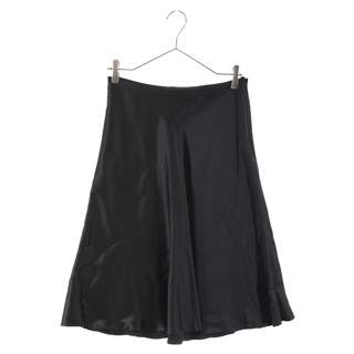 Gucci - GUCCI グッチ Silk Flare Skirt シルクフレアスカート レディース ブラック 205-1060-5063