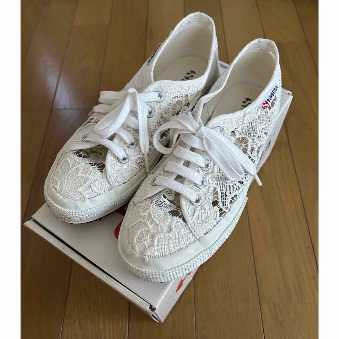 SUPERGA(スペルガ)のスペルガ　レーススニーカー　美品 レディースの靴/シューズ(スニーカー)の商品写真