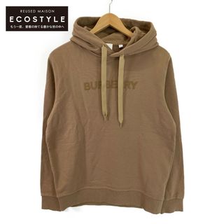 バーバリー(BURBERRY)のバーバリー 8055317 ロゴプリント コットンフーディパーカ ベージュ S(その他)