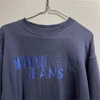 ミチコロンドン(MICHIKO LONDON)のmichiko london jeans スウェット ネイビー(スウェット)