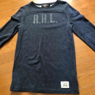 ダブルアールエル(RRL)の極美品　RRLロゴ　ロンT  XS(Tシャツ/カットソー(七分/長袖))