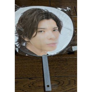 アラシ(嵐)の嵐　松本潤　ジャンボうちわ　アラウンドアジア　2007　花より男子(アイドルグッズ)