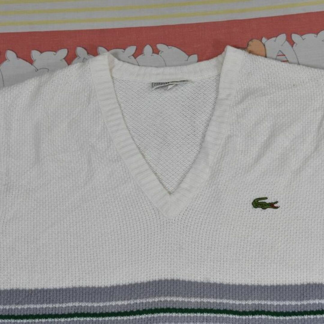 LACOSTE(ラコステ)のラコステ 80s ベスト 13964ｃ フランス製 ビンテージ LACOSTE メンズのトップス(ベスト)の商品写真