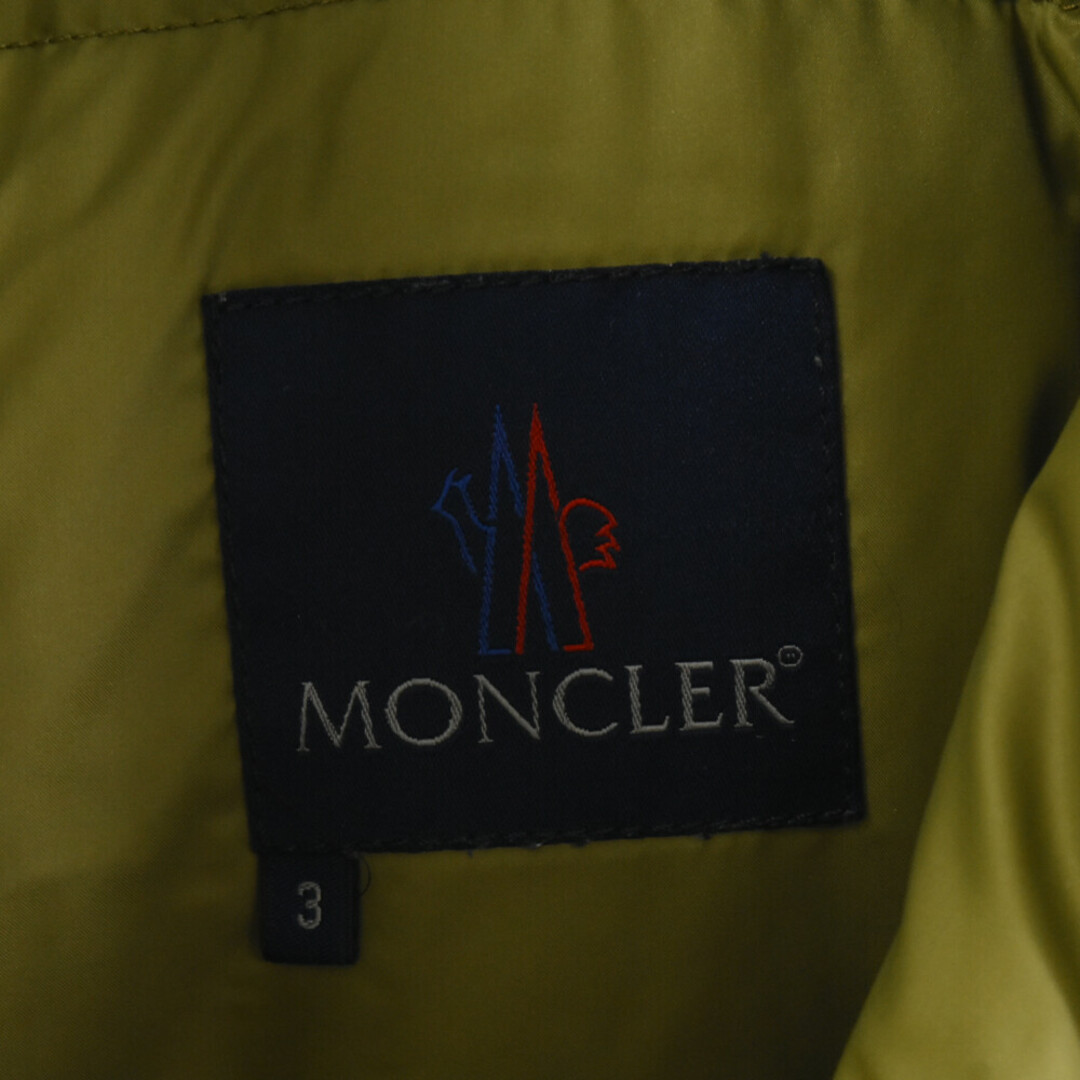 MONCLER(モンクレール)のMONCLER モンクレール KARAKORUM カラコルム 中綿 フード付き ダウンジャケット グリーン メンズのジャケット/アウター(ダウンジャケット)の商品写真